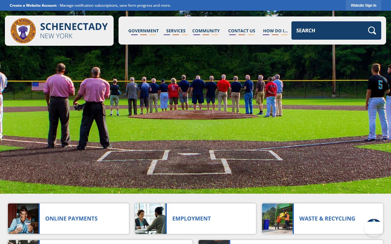 Cheektowaga Police Department website with arrest records information