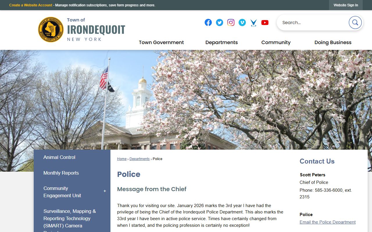 Onondaga County Sheriff website for Clay arrest records