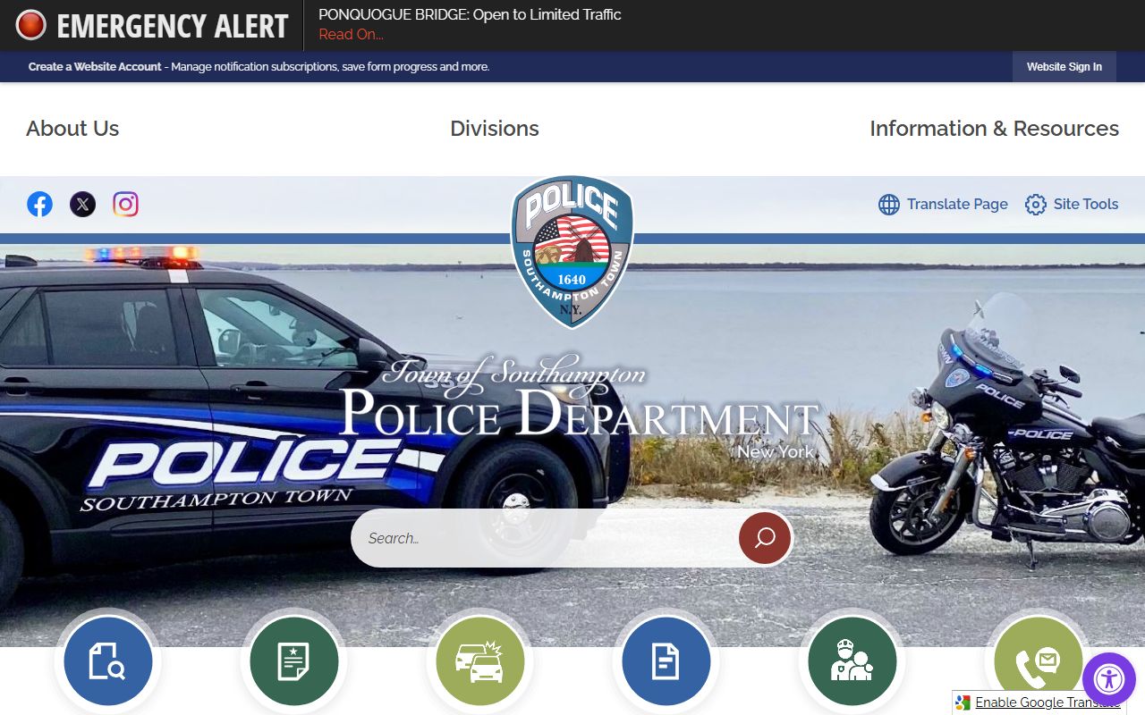Smithtown public safety website for arrest records