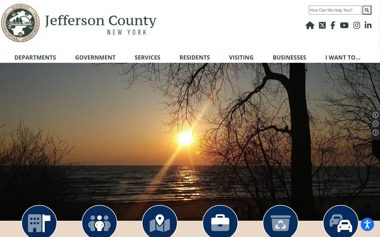 Hamilton County government website for arrest records
