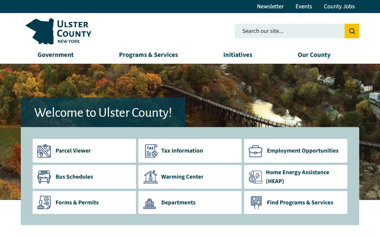 Ulster County Sheriff's Office website for arrest records